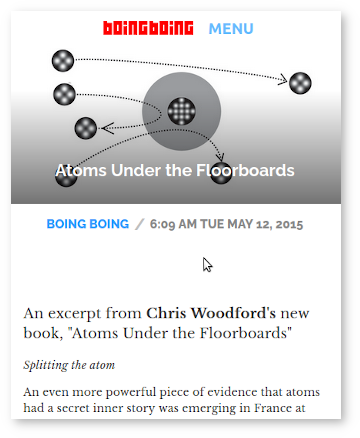 Boing Boing Atoms Under the Floorboards extract 2015